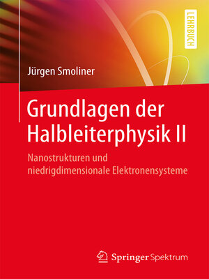 cover image of Grundlagen der Halbleiterphysik II